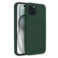 OEM Pouzdro OEM case CARD pro IPHONE 15 Plus green