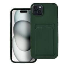 OEM Pouzdro OEM case CARD pro IPHONE 15 Plus green