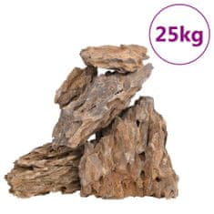 Vidaxl Dračí kameny 25 kg vícebarevné 10–30 cm