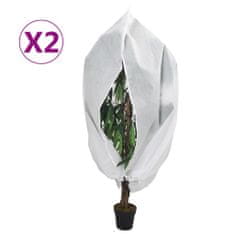 Vidaxl vidaXL kukly na rostliny se zipem 2 ks 70 g/m² 1,2 x 1,8 m