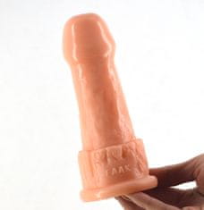 Xcock Velký anální kolík tělové barvy, unisex intimní dildo