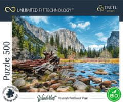 Trefl Puzzle UFT Wanderlust: Yosemitský národní park, Kalifornie, USA 500 dílků