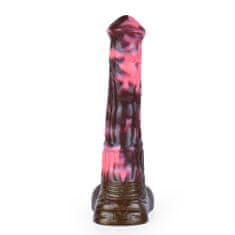 Xcock Dlouhé silikonové dildo s varlaty, velké, přísavka