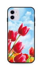 TopQ Kryt iPhone 11 silikon Tulips 48911