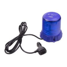 CARCLEVER Robustní modrý LED maják, modrý hliník, 96W, ECE R65 (wl406blu)