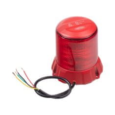 CARCLEVER Robustní červený LED maják, červ.hliník, 96W, ECE R65 (wl406fixred)