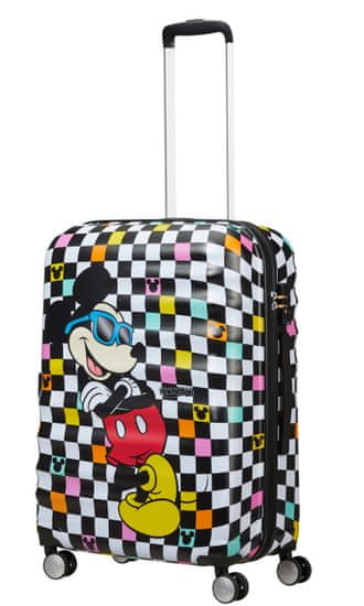 American Tourister Střední kufr Wavebreaker Disney 67cm Mickey Check