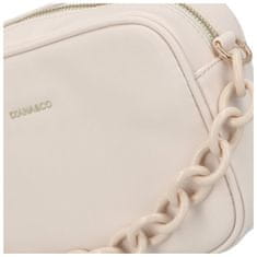 DIANA & CO Stylová dámská koženková crossbody Simona, béžová