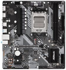 ASRock B650M-H/M.2+ / AMD B650 / AM5 / 2x DDR5 DIMM / 2x M.2 / HDMI / DP / USB-C / mATX