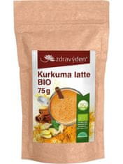 Zdravý den Kurkuma latte BIO 75 g