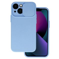 TopQ Camshield Soft pro Iphone 15 Plus Světle fialový