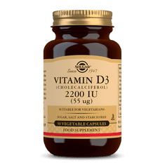 Solgar Solgar Vitamín D3 2200 IU, 50 kapslí