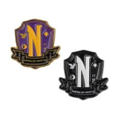 Grooters Sada odznaků Wednesday - Nevermore Academy
