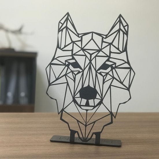 Hanah Home Dekorace Wolf Pod černá