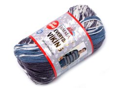 Kraftika 1ks (70506) modrá jeans pletací příze everyday viking