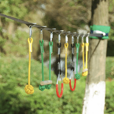 Ninja Warrior překážková dráha - slack line