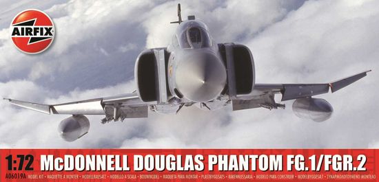 Airfix McDonnell Douglas Phantom FG.1/FGR.2, Classic Kit letadlo A06019A, 1/72