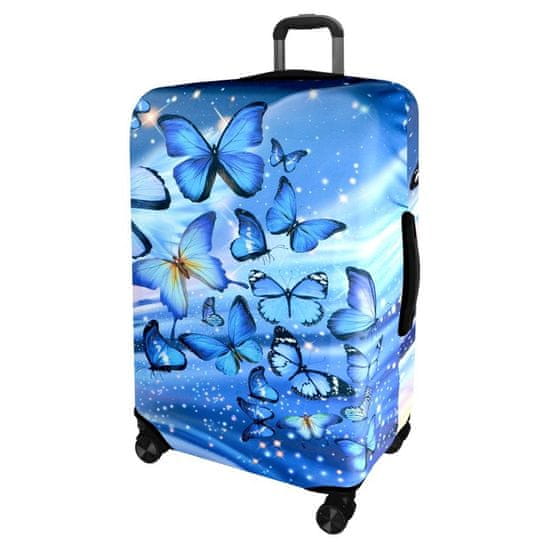 KUFRYPLUS Obal na kufr H306 Motýlí vesmír M