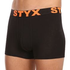 Styx 10PACK pánské boxerky sportovní guma černé (10G9601) - velikost XL