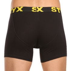 Styx 10PACK pánské boxerky long sportovní guma černé (10U9601) - velikost M