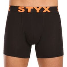 Styx 10PACK pánské boxerky long sportovní guma černé (10U9601) - velikost M