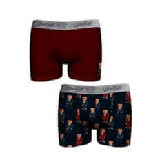 John Frank Pánské boxerky John Frank JF2BEF30 2PACK vp76376 XL