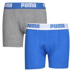 Puma 2PACK chlapecké boxerky vícebarevné (701219336 417) - velikost 128