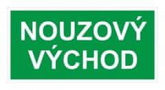 CZ Samolepka NOUZOVÝ VÝCHOD 210 x 100 mm