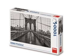 Dino Puzzle Černobílý New York 1000 dílků