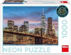 Dino Svítící puzzle New York 1000 dílků