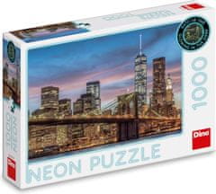 Dino Svítící puzzle New York 1000 dílků