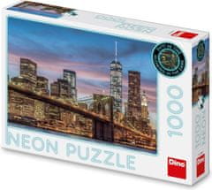 Dino Svítící puzzle New York 1000 dílků