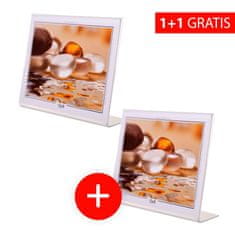 Karpex Akce 1+1: Akrylový fotorámeček KARPEX 13x9cm šířka + druhý stejný fotorámeček navíc