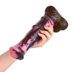 Xcock Dlouhé velké silikonové dildo koňský penis s varlaty, přísavka