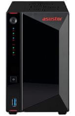 Asustor Nimbustor 2 Gen2 AS5402T 2 Bay NAS, Quad-Core 2.0GHz CPU, Dual 2.5GbE Ports, 4GB DDR4, 4x M.2 SSD Slots