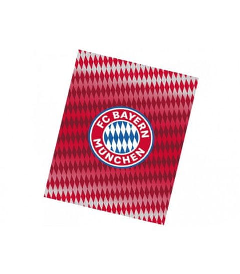 Carbotex Fotbalová deka FC BAYERN MNICHOV DIAMONDS 130X170 CM