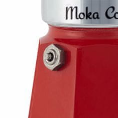 Bialetti BIALETTI, Moka Express 6 porcí červená, moka konvička