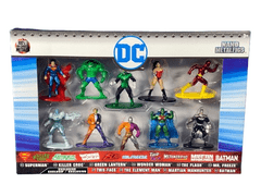 Jada Toys NANO DC Metalfigs – Superhrdinové 10 ks figurek. Jada Toys.