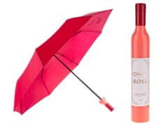 OOTB Deštník ve tvaru láhve růžového vína