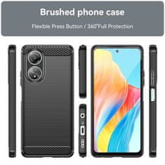 Techsuit Pouzdro Carbon Shield pro Oppo A58 - Černá KP29159