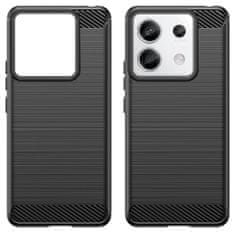 Techsuit Pouzdro Carbon Bush TPU pre Xiaomi Redmi 13C 5G/Poco M6/Poco C65 - Černá KP30011