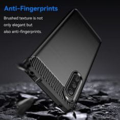 Techsuit Pouzdro Carbon Bush TPU pre Sony Xperia 10 V - Černá KP29168