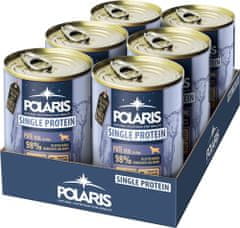 POLARIS Single Protein Paté konzerva pro psy telecí 6x400 g