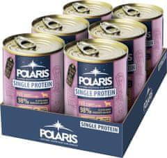 POLARIS Single Protein Paté konzerva pro psy krůtí 6x400 g