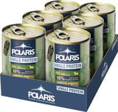 POLARIS Single Protein Paté konzerva pro psy jehněčí 6x400 g