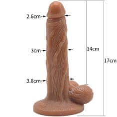 Xcock Ultra realistické silikonové dildo, přísavný penis