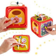 KIK Vzdělávací hračka interaktivní smyslový manipulátor třídič kostek