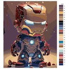 Malujsi Malování podle čísel - Iron Man 04 - 80x100 cm, bez dřevěného rámu