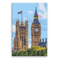 Malujsi Malování podle čísel - Big Ben - 80x120 cm, bez dřevěného rámu