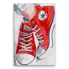 Malujsi Malování podle čísel - Converse - 80x120 cm, bez dřevěného rámu